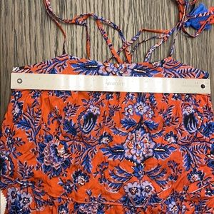 Ann Taylor Loft Tassel tie tank top